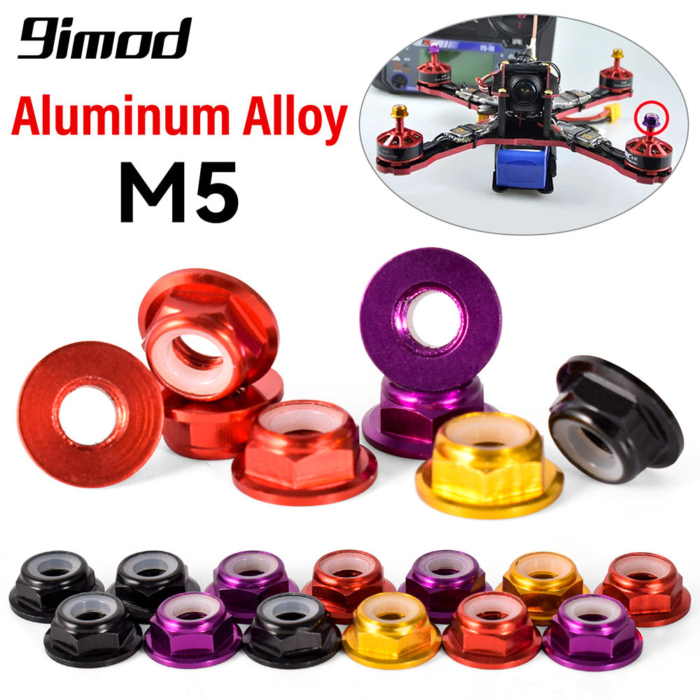 Fpv Drone Flight Controller - 12pcs M5 Motor Screw Nuts Aluminum