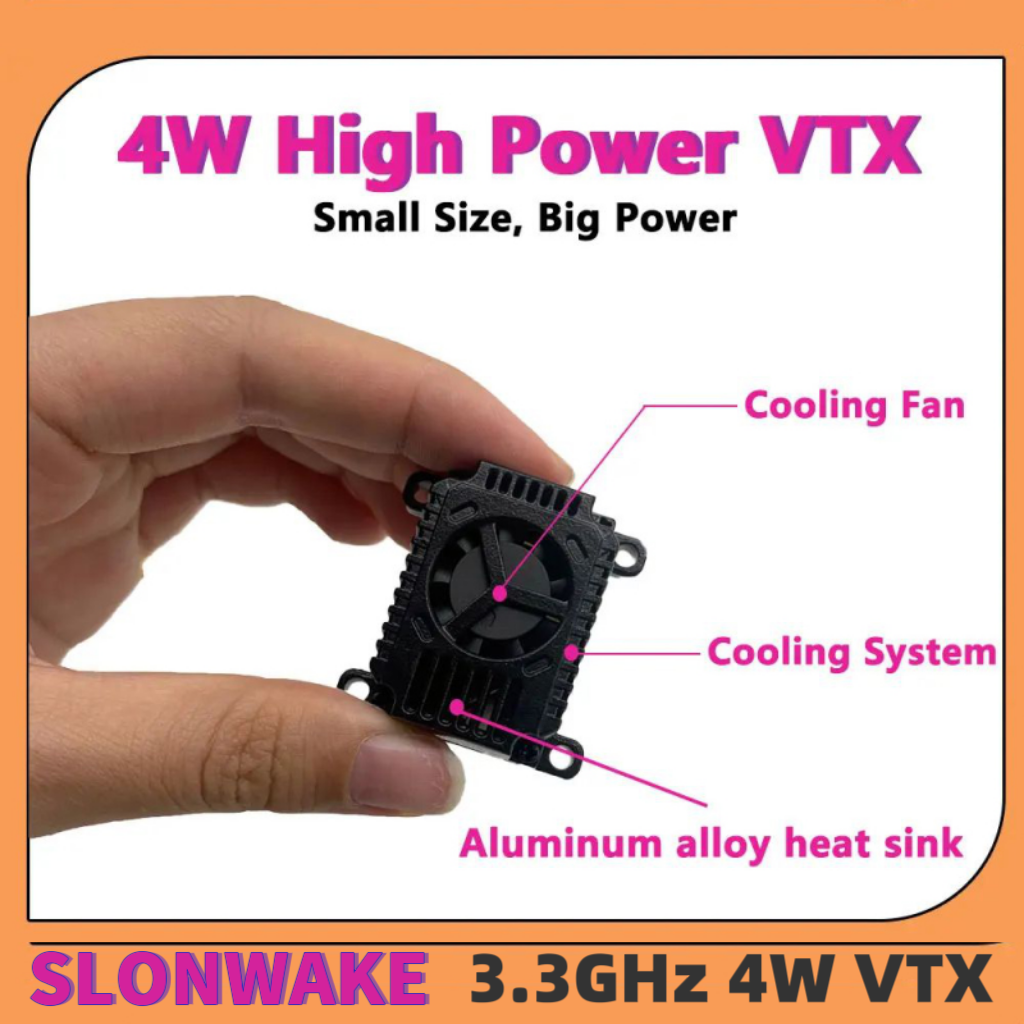 SLONWAKE FPV 3.3G 16CH 4000mW  - Fpv Drone Transmitter reseña y precio