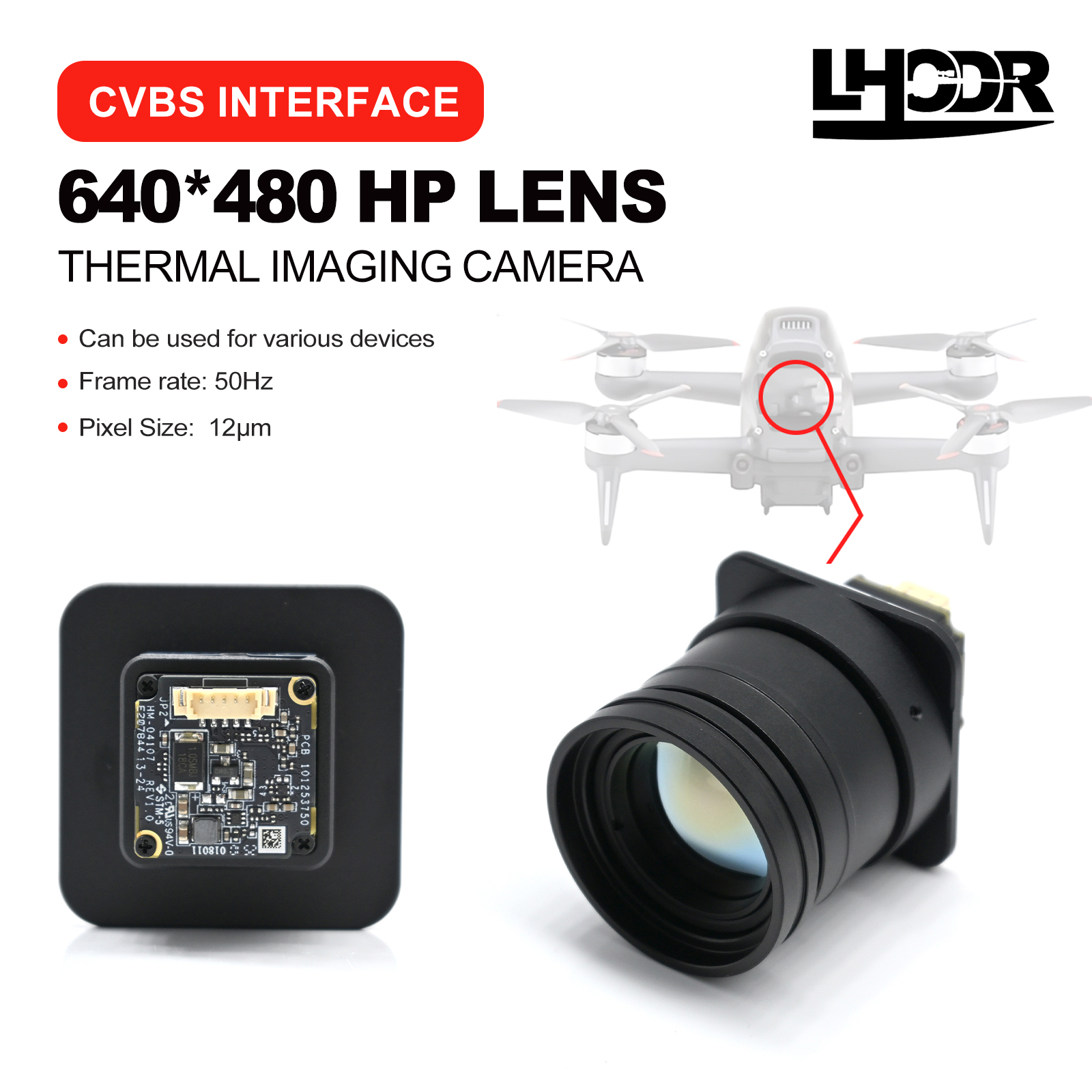30mm 640x480 pix Drone thermal - Fpv Drone Kit reseña y precio