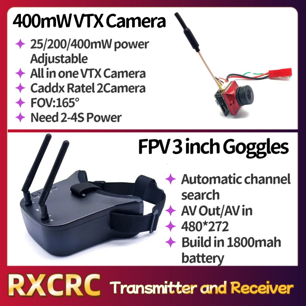 RXCRC 5.8G Module transmitter  - Fpv Drone Goggles reseña y precio