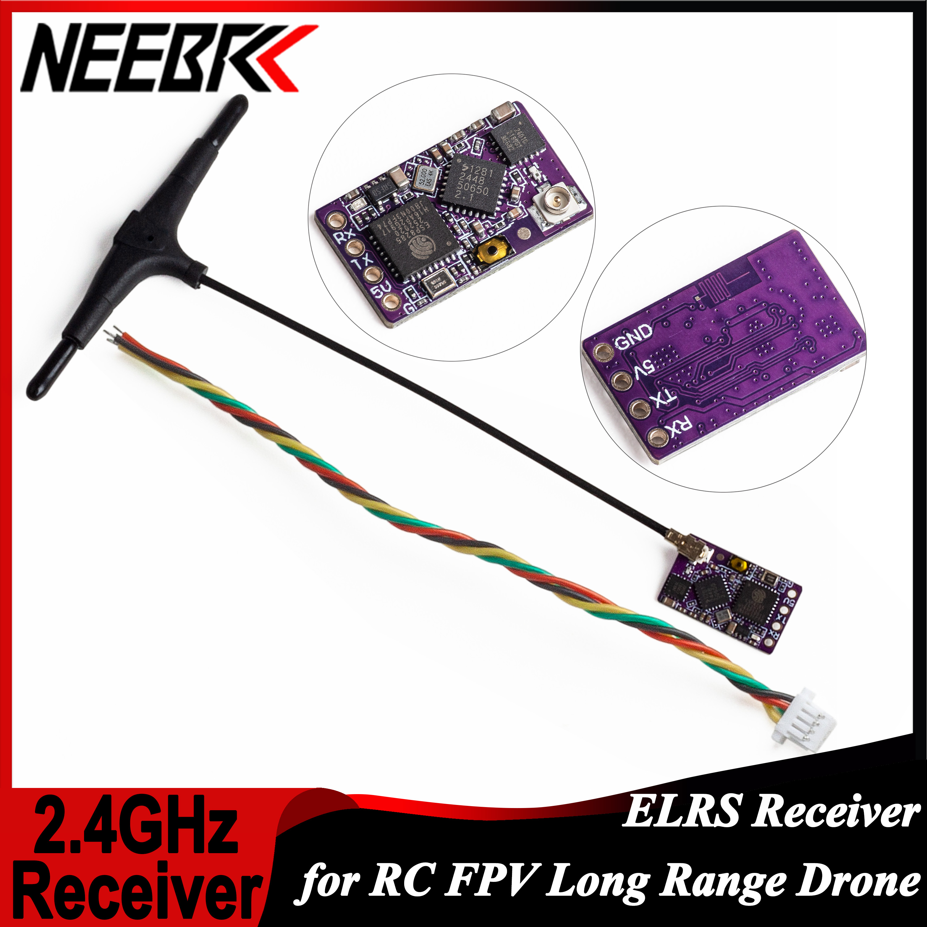 1/2/5/10PCS ELRS 2.4GHz RX Lon - Fpv Drone Quadcopter reseña y precio