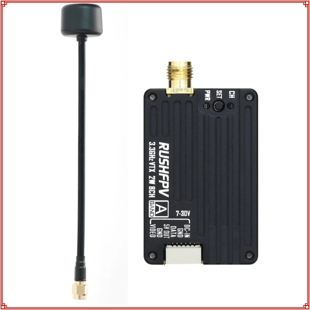 2026 New RUSHFPV 3.3G 2W VTX T - Fpv Drone Transmitter reseña y precio