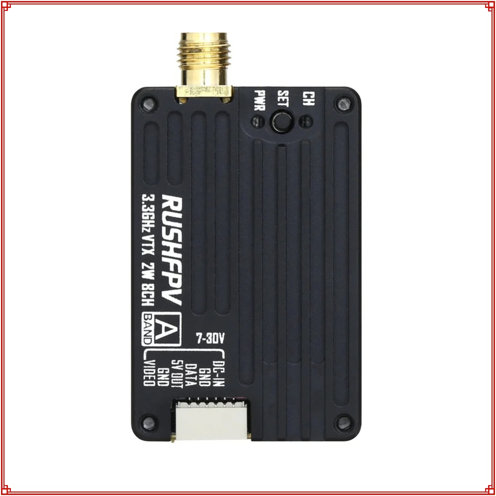 2026 New RUSHFPV 3.3G 2W VTX T - Fpv Drone Transmitter reseña y precio