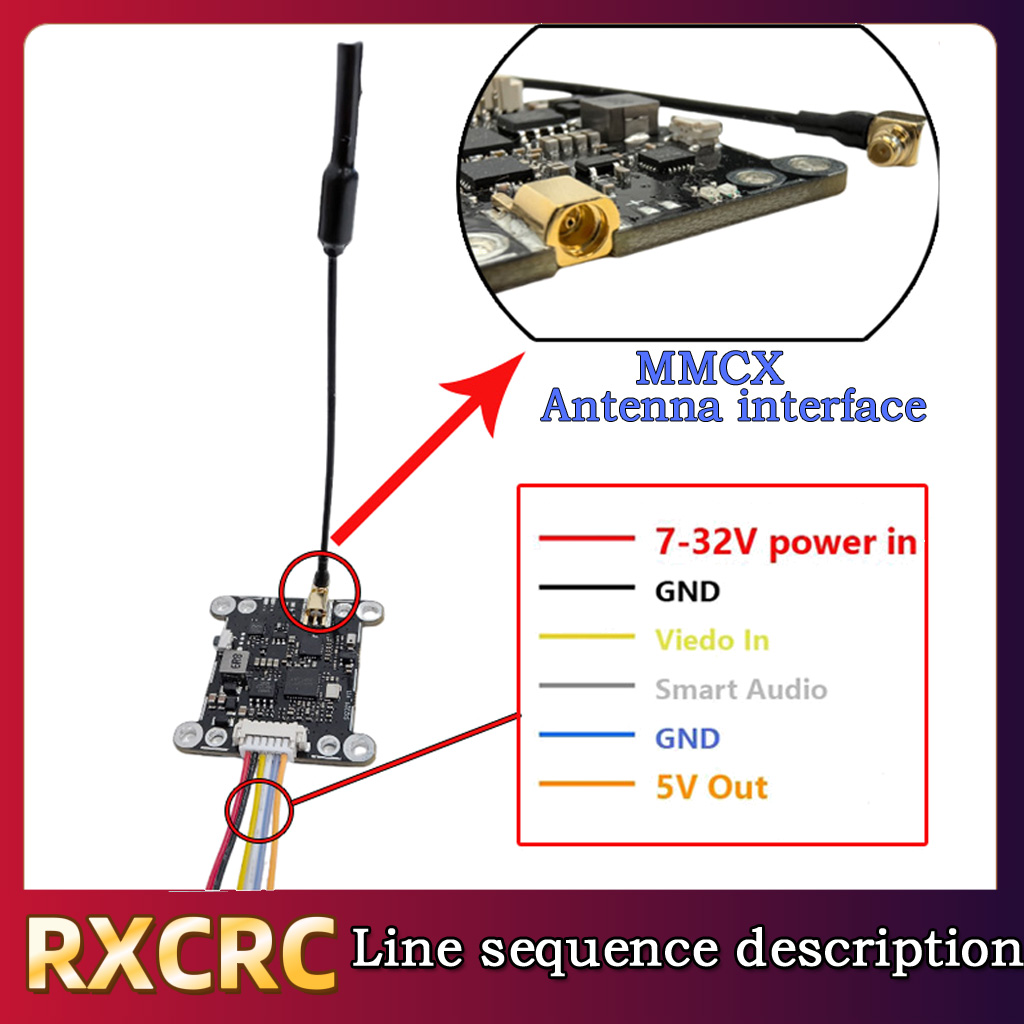 RXCRC 5.8G Module 48CH 1.6W VT - Fpv Drone Frame reseña y precio