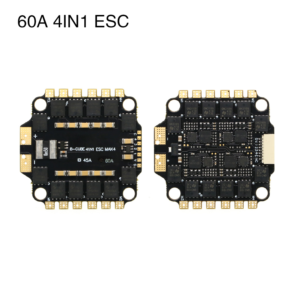 UAngel 4IN1 45A 60A ESC BLHELI - Fpv Drone Esc reseña y precio