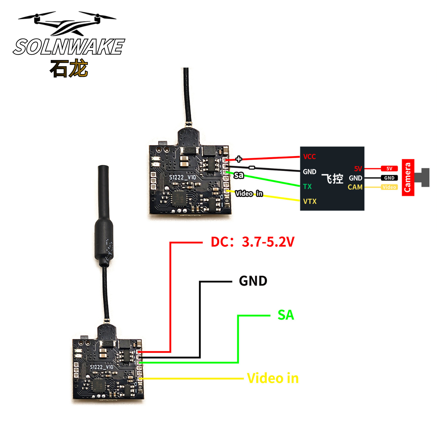 SLONWAKE Nano 5.8G 48CH 200mW  - Fpv Drone Frame reseña y precio