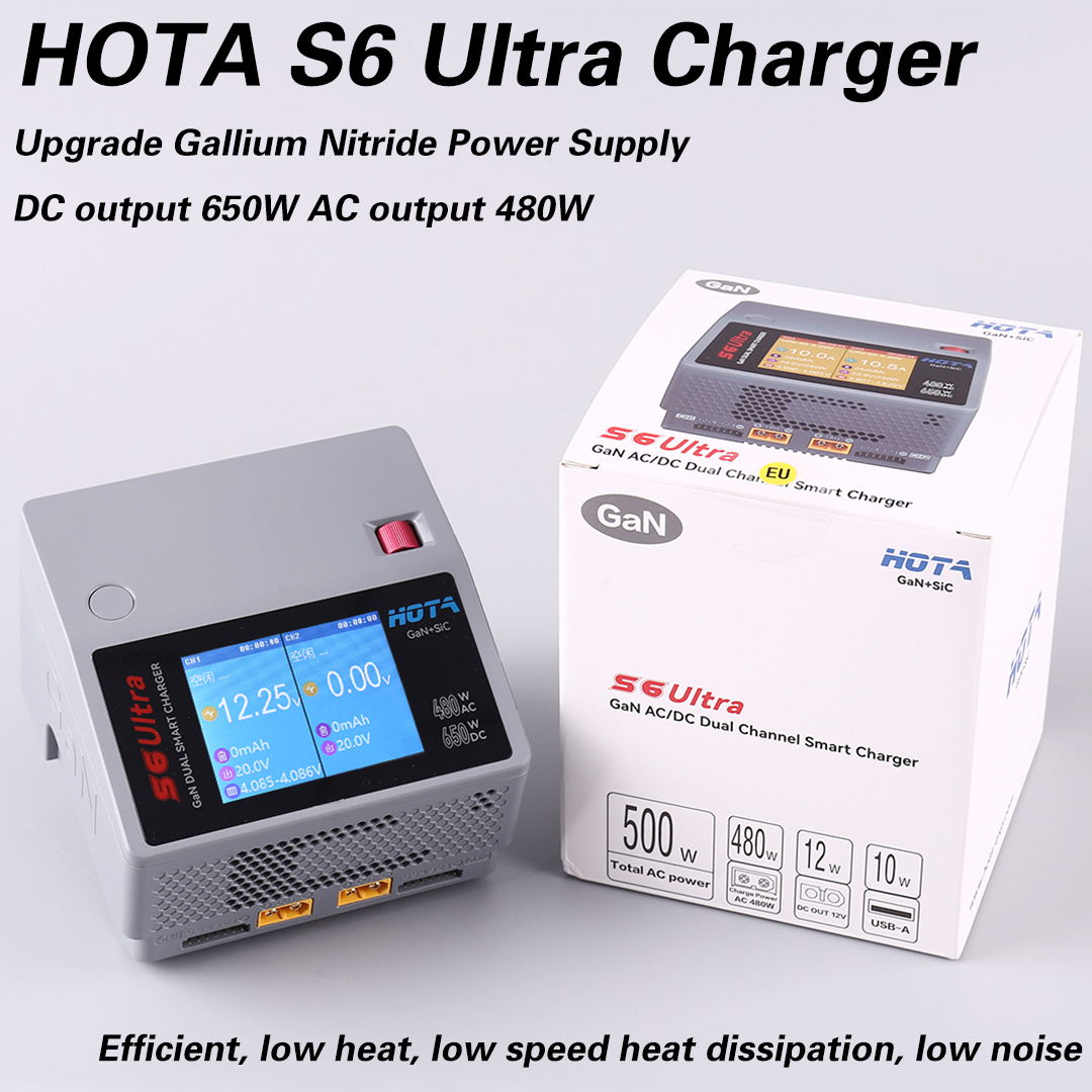 HOTA S6 Ultra Gallium Nitride  - Fpv Drone Charger reseña y precio