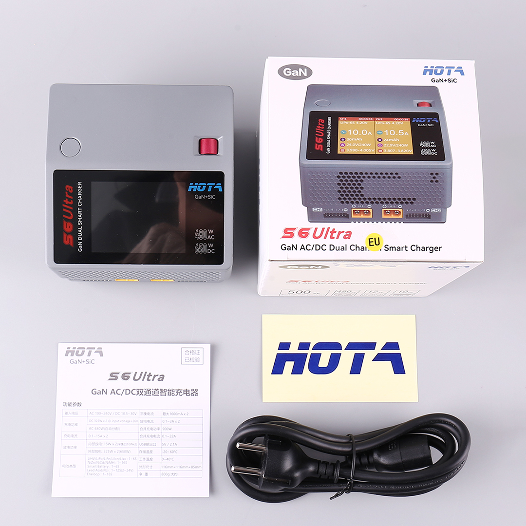 HOTA S6 Ultra Gallium Nitride  - Fpv Drone Charger reseña y precio