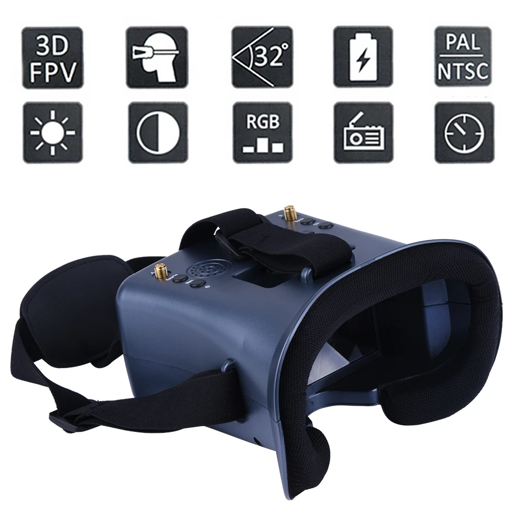 5.8G 40CH 4.3 Inch 800*480 Vid - Fpv Drone Goggles reseña y precio