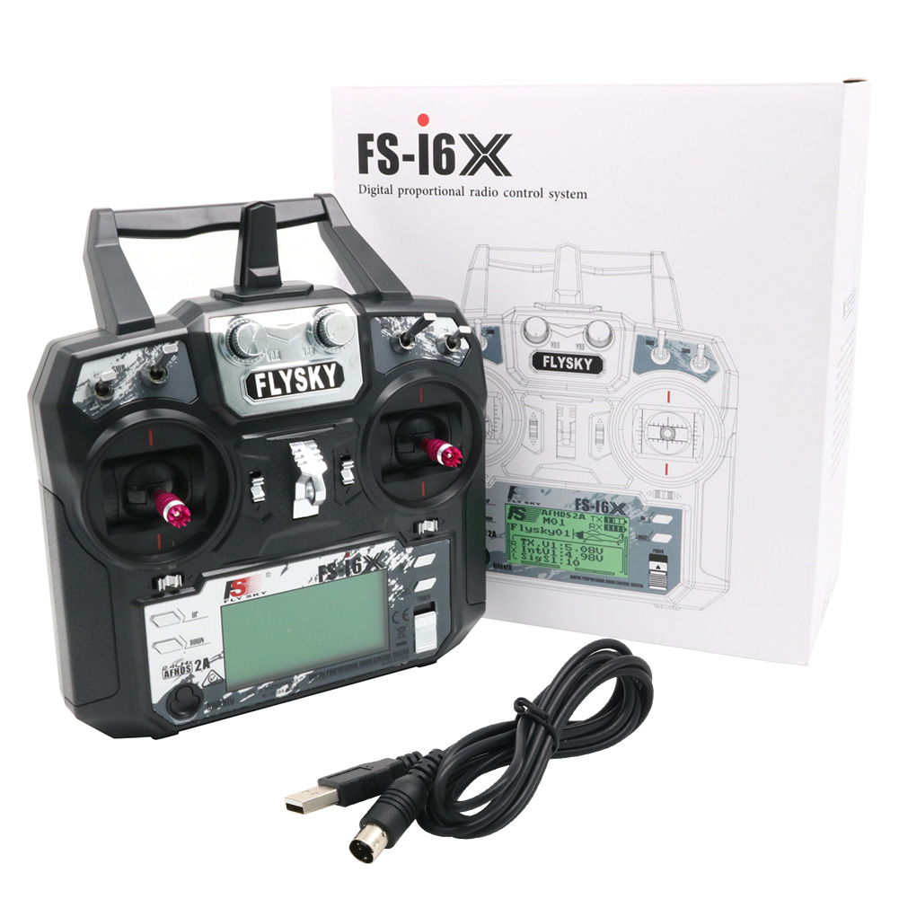 FLYSKY FS-i6X FS i6X 10CH 2.4G - Fpv Drone Battery reseña y precio
