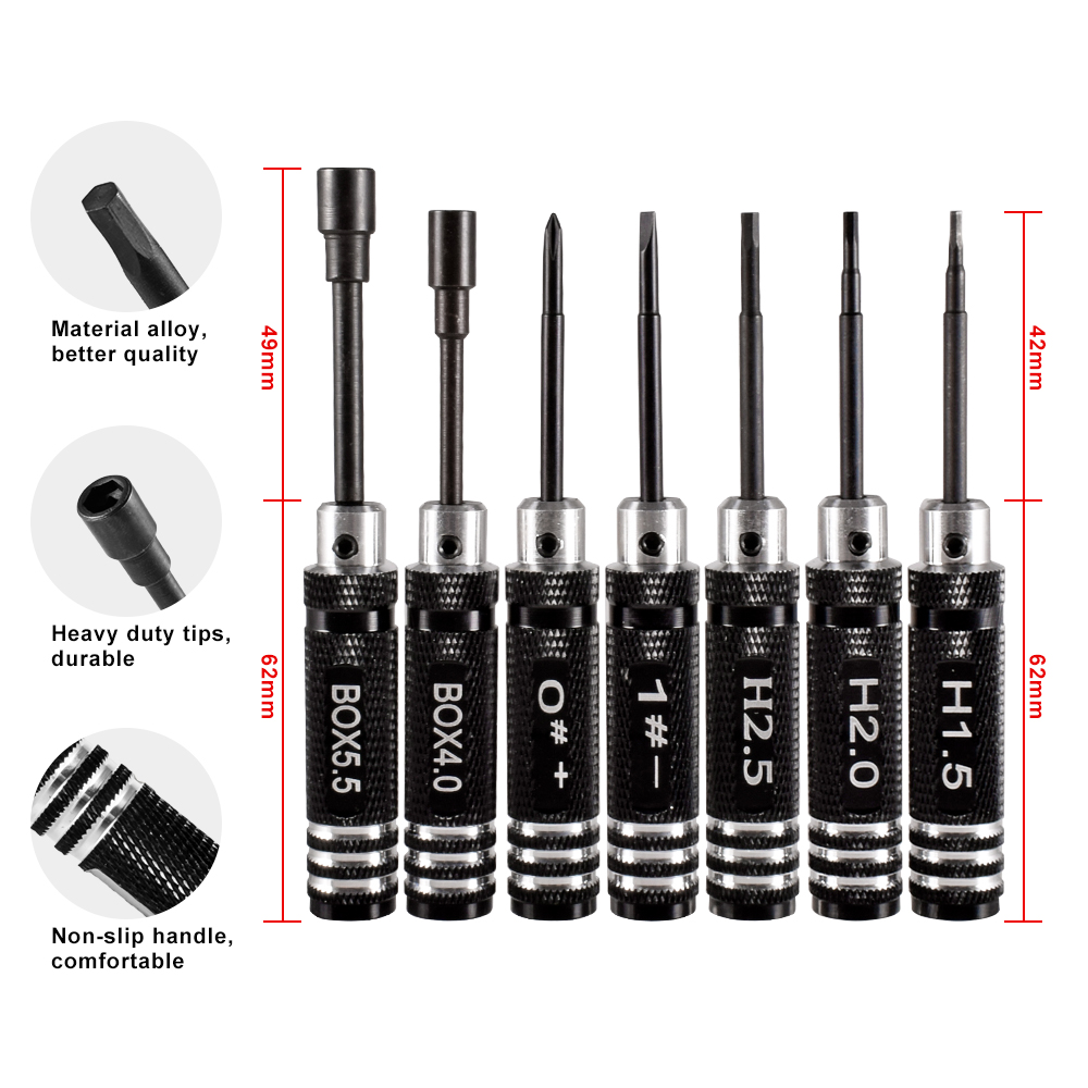 9IMOD RC Hex Driver Set Metal  - Fpv Drone Tool Kit reseña y precio