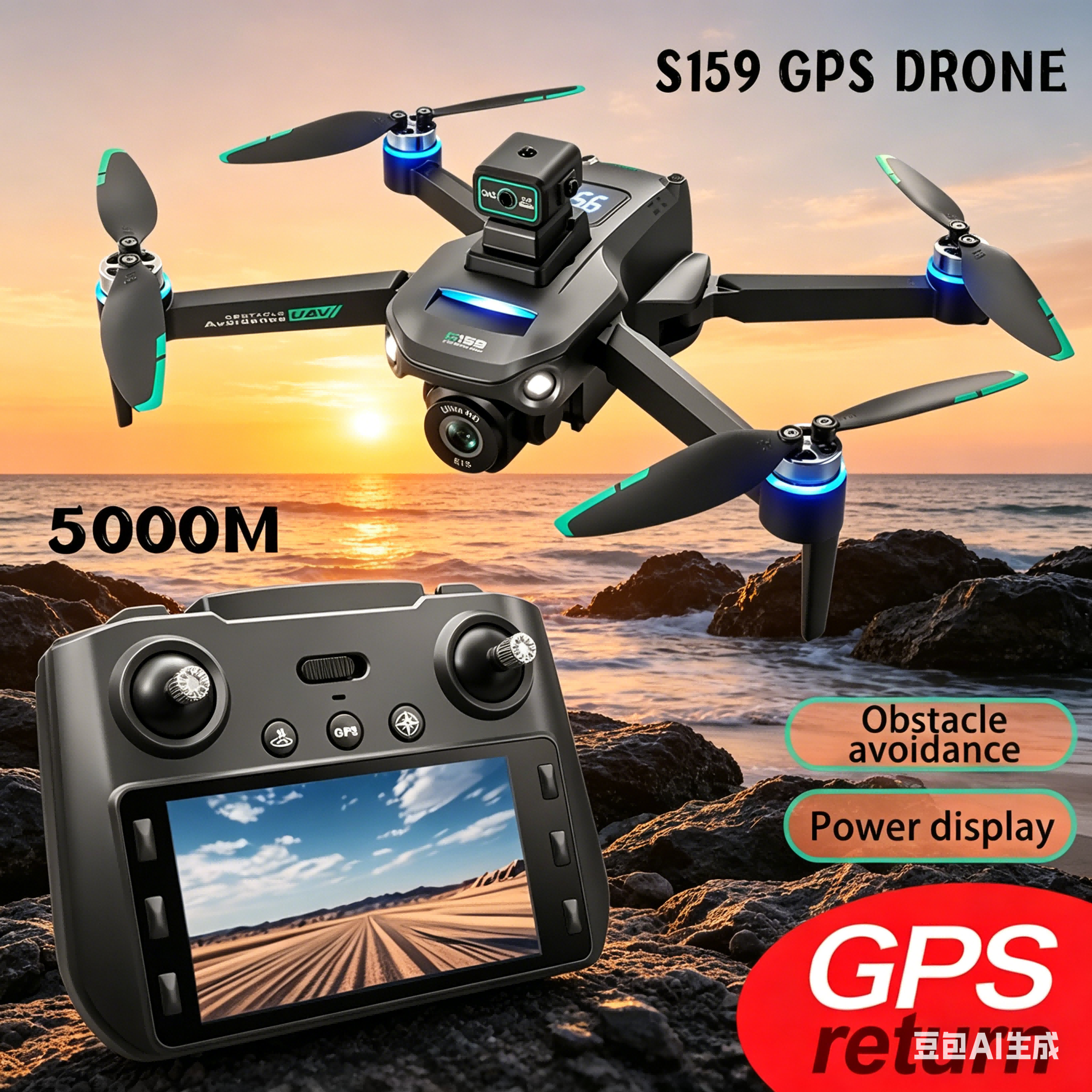 S159 GPS Drone 4K Profesional  - Fpv Drone Charger reseña y precio