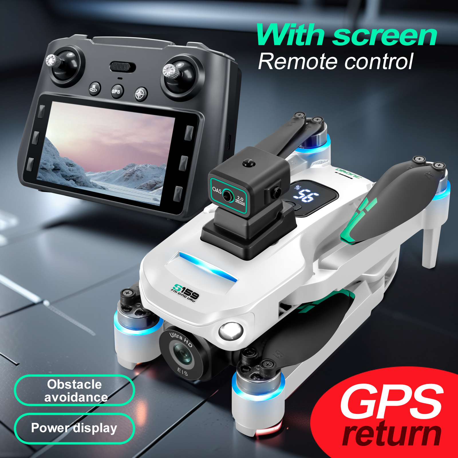 S159 GPS Drone 4K Profesional  - Fpv Drone Charger reseña y precio