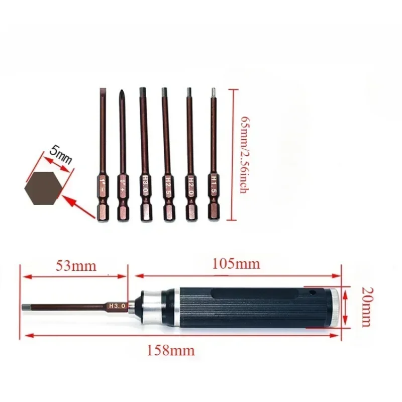 6 in 1 Screwdrivers Repair Too - Fpv Drone Tool Kit reseña y precio